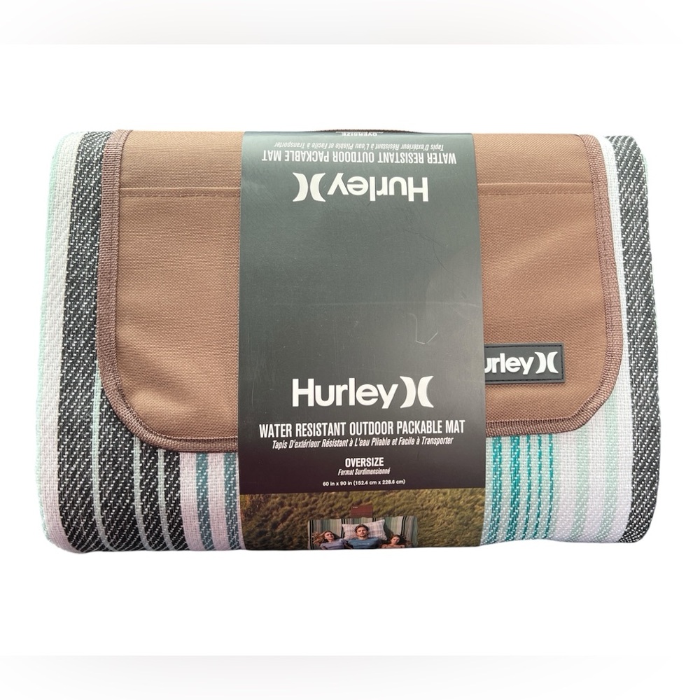Hurley water resistant outdoor packable mat